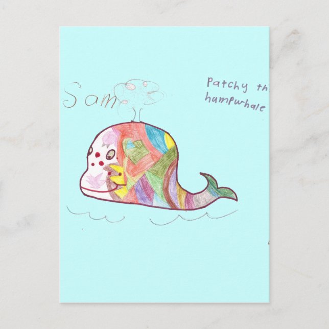 CARTE POSTALE PATCHY L'HUMPWHALE (Devant)