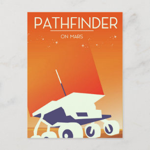 Carte Postale Pathfinder sur l'art spatial de Mars