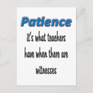 Carte Postale Patience
