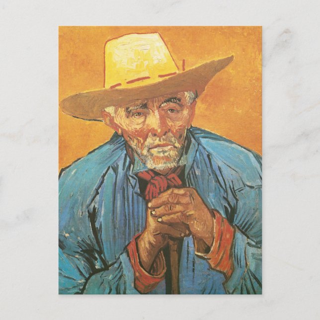 Carte Postale Patience Escalier, Shepherd Van Gogh Art (Devant)