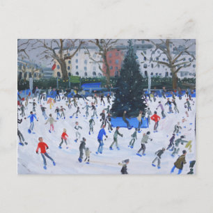 Carte Postale Patinage Musée d'histoire naturelle 2012