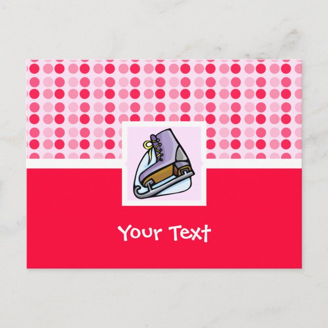 Carte Postale Patinage sur glace (Devant)