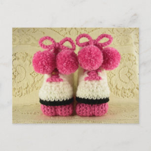 Carte Postale Patins à roulettes Baby Booties