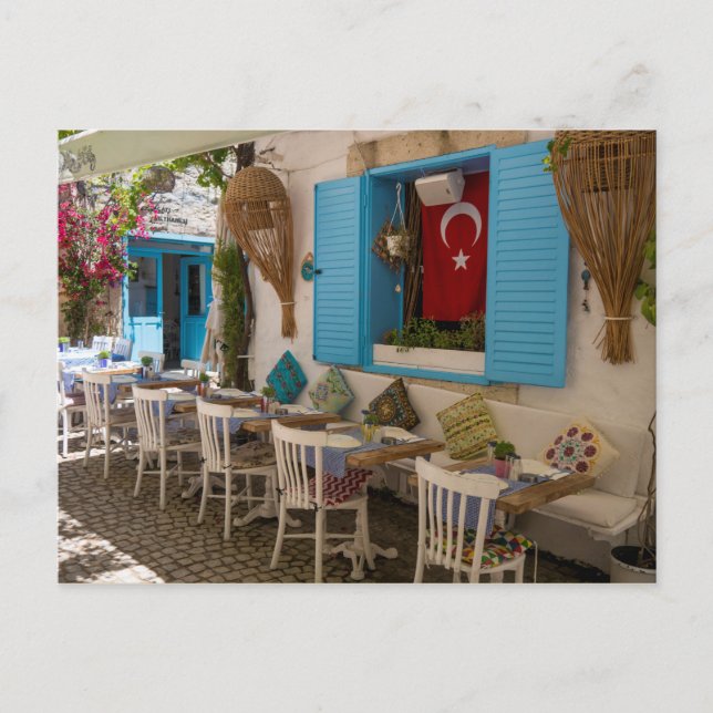 Carte Postale Patio du restaurant turkish cool (Devant)