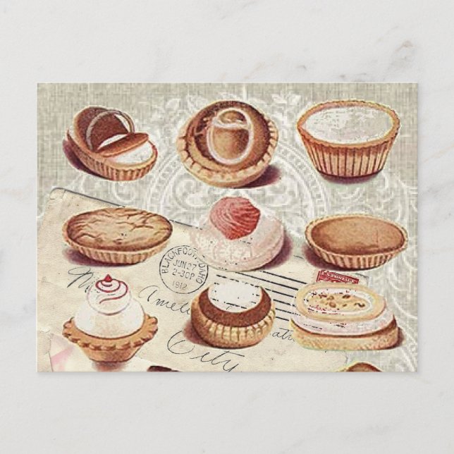 Carte Postale pâtisserie pâtisserie pâtisserie française dessert (Devant)