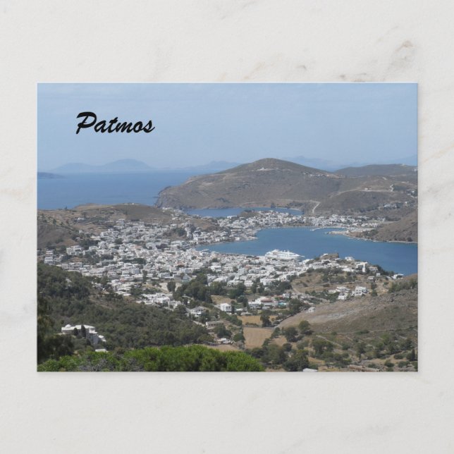 Carte Postale Patmos, Grèce (Devant)