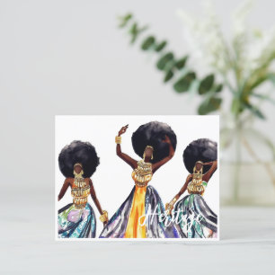 Carte Postale Patrimoine africain Belles femmes dans la bijouter