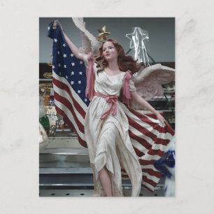 Carte Postale Patriotique Maiden