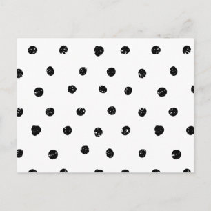 Carte Postale Patters de Black and White Abstract