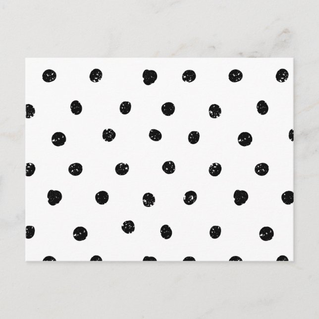 Carte Postale Patters de Black and White Abstract (Devant)