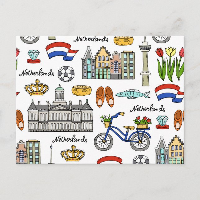 Carte Postale Patters de Netherland (Devant)