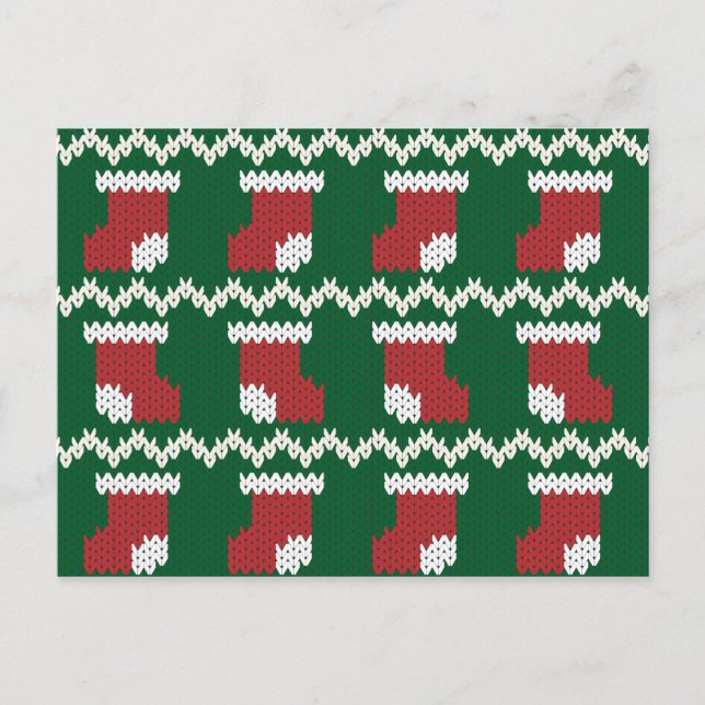 Carte Postale Patters de Noël (Devant)