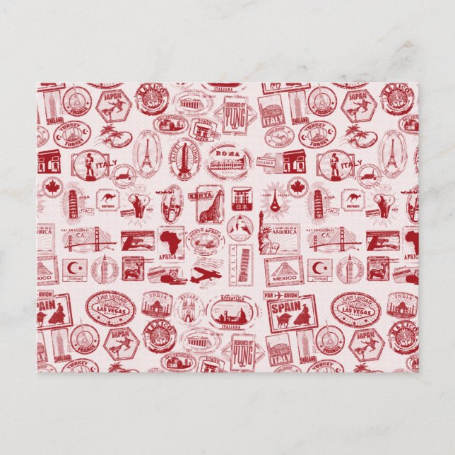 Carte Postale Patterson de Travel Stamp (Devant)