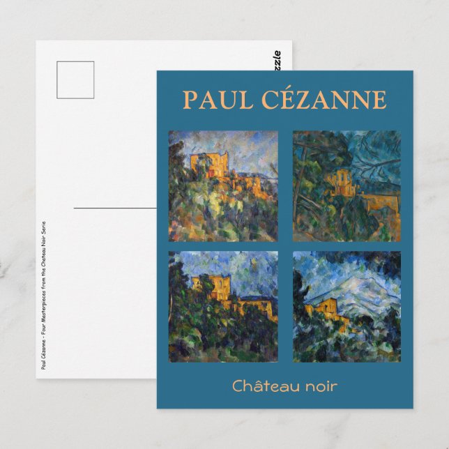 Carte Postale Paul Cezanne - Château Noir Sélection de chefs-d'o (Devant / Derrière)