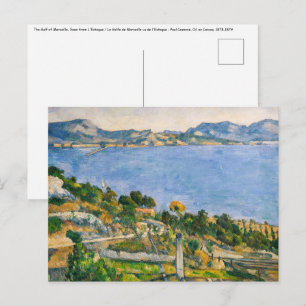 Carte Postale Paul Cezanne - Golfe de Marseille vu depuis Estaqu