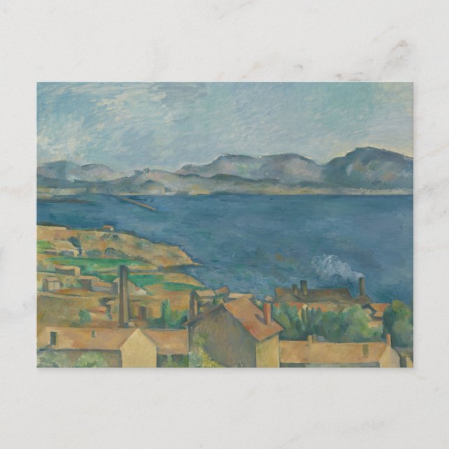 Carte Postale Paul Cezanne - La Baie de Marseille (Devant)