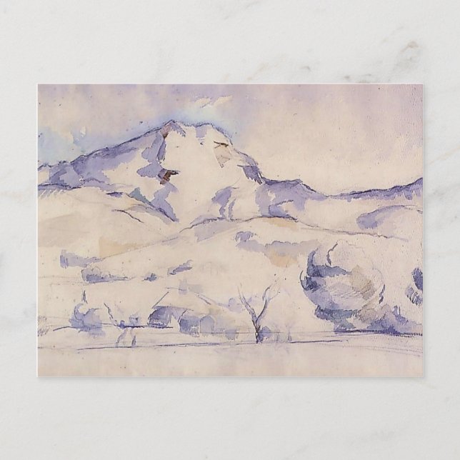 Carte Postale Paul Cezanne-Mont Sainte-Victoire (Devant)
