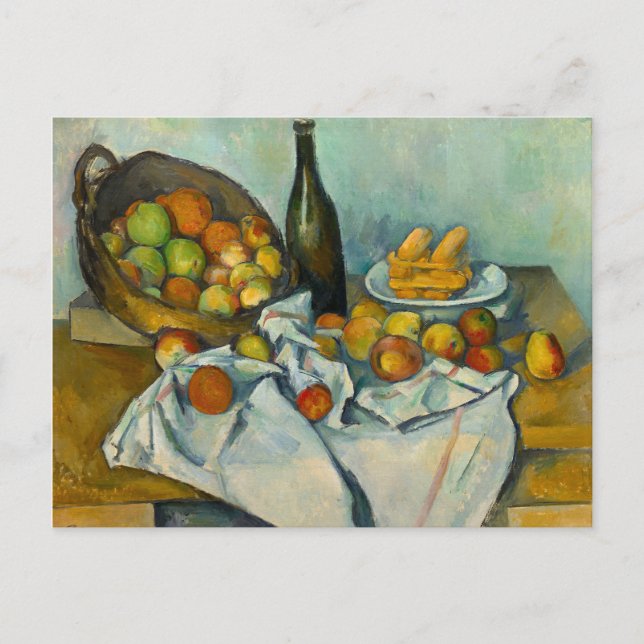 Carte Postale Paul Cezanne Panier de peinture française de pomme (Devant)
