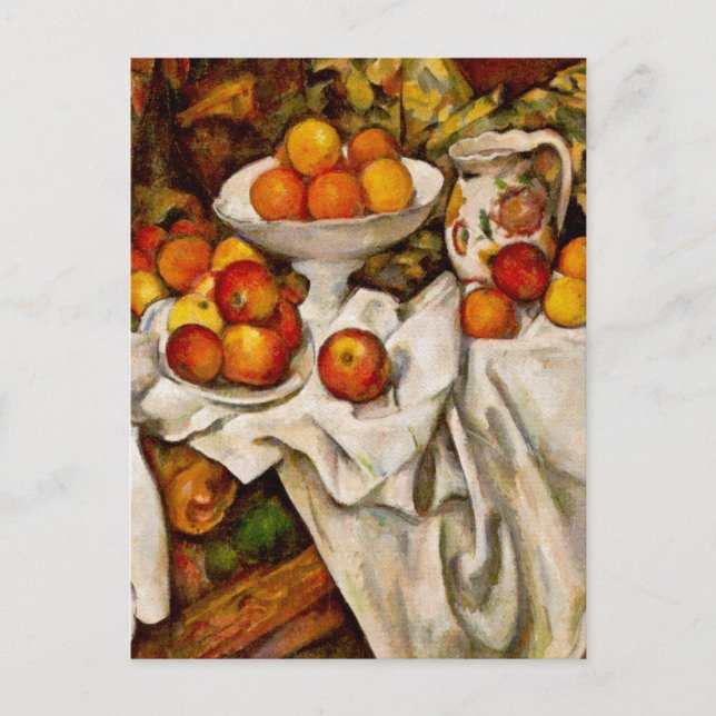Carte Postale Paul Cezanne Pommes Oranges Impressionnisme (Devant)