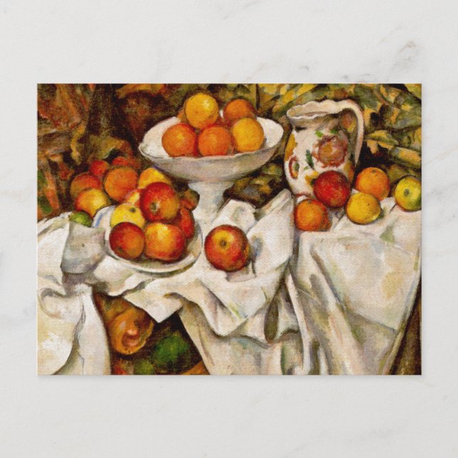 Carte Postale Paul Cezanne Pomples Oranges Impressionnisme (Devant)