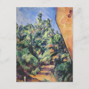 Carte Postale Paul Cezanne Red rock, c.1895 (huile sur toile)