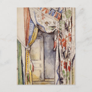 Carte Postale Paul Cezanne- Rideaux