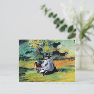Carte Postale Paul Cezanne - Un peintre au travail,