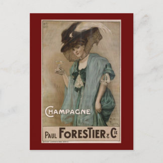 Carte Postale Paul Forestier Champagne Ajouter
