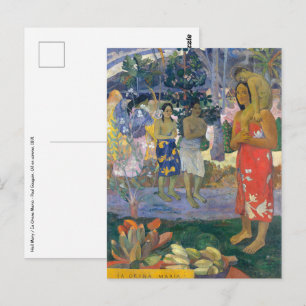 Carte Postale Paul Gauguin - Hail Mary / Ia Orana Maria