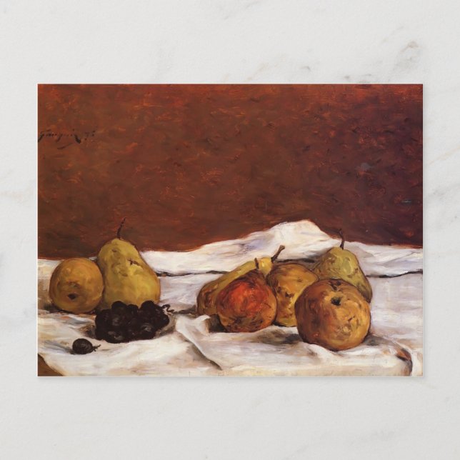 Carte Postale Paul Gauguin - Poires et raisins (Devant)
