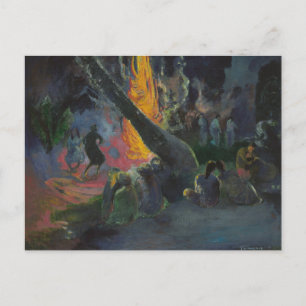 Carte Postale Paul Gauguin - Upa Upa (La Danse Du Feu)