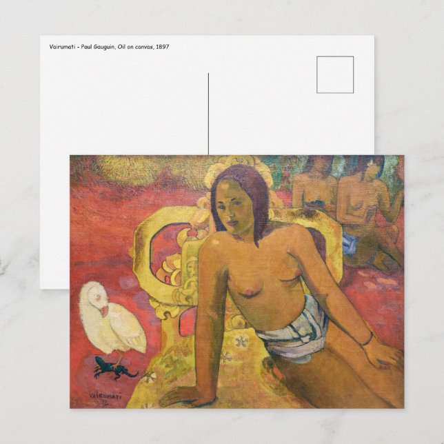 Carte Postale Paul Gauguin - Vairumati (Devant / Derrière)