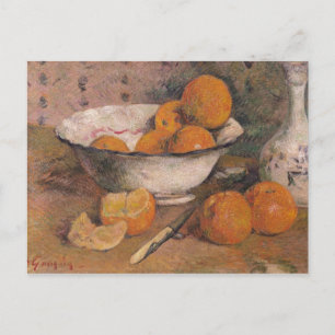 Carte Postale Paul Gauguin Vie morte avec Oranges, 1881