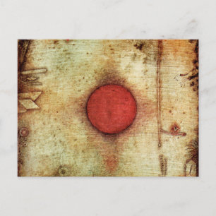 Carte Postale Paul Klee Ad Marginem Painting
