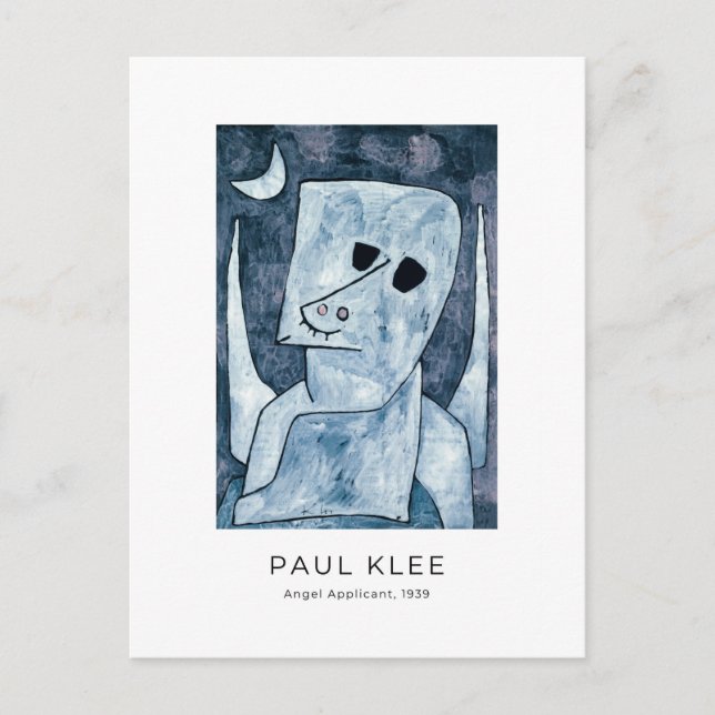 Carte Postale Paul Klee, Angel Demandeur - Art Abstrait moderne (Devant)
