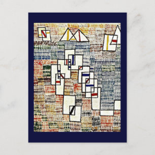 Carte Postale Paul Klee art : Côte de Provence
