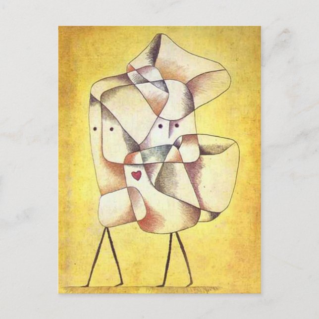 Carte Postale Paul Klee - Frères (Devant)