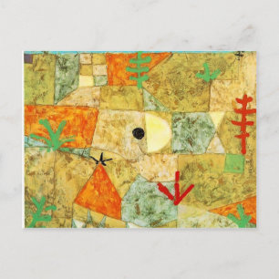 Carte Postale Paul Klee - Jardins du Sud