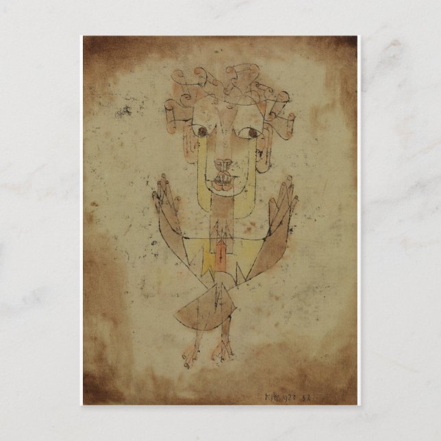 Carte Postale Paul Klee - Nouvel ange (Devant)