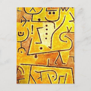 Carte Postale Paul Klee - Red Waistcoat