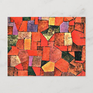 Carte Postale Paul Klee - Village de montagne