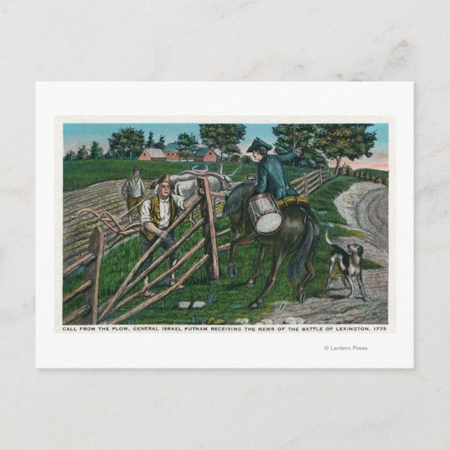 Carte Postale Paul Revere Informer Genre. Israel Putnam (Devant)