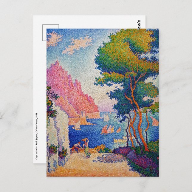 Carte Postale Paul Signac - Capo di Noli (Devant / Derrière)