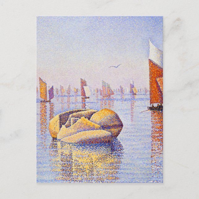 Carte Postale Paul Signac - Concarneau, Matin Calme (Devant)