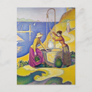 Carte Postale Paul Signac - Jeunes femmes de Provence au Puits