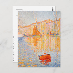 Carte Postale Paul Signac - La Bouée Rouge, Saint-Tropez