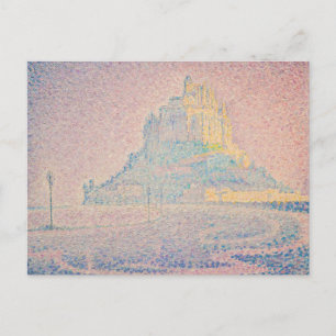 Carte Postale Paul Signac - Mont Saint Michel Brouillard et Sole