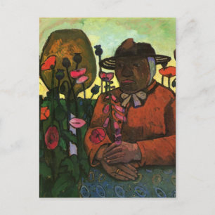 Carte Postale Paula Modersohn-Becker - Vieille femme dans le jar