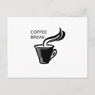 Carte Postale Pause café