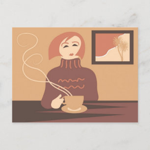 Carte Postale Pause café